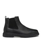 Geox Ghete Chelsea de piele - Negru