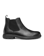 Geox Ghete Chelsea de piele - Negru