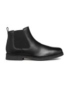 Geox Ghete Chelsea din piele - Negru