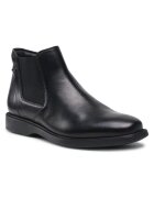 Geox Ghete Chelsea - piele naturala - negru - Negru