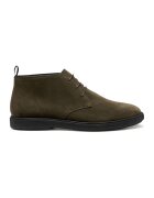 Geox Ghete Chukka de piele intoarsa - Kaki inchis