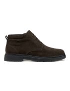 Geox Ghete Chukka de piele intoarsa - Maro inchis