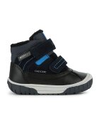 Geox Ghete cu detalii de piele intoarsa si piele - Negru/Bleumarin