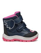 Geox Ghete cu inchidere velcro - Fucsia/Alb murdar/Bleumarin