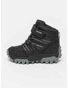 Geox Ghete cu inchidere velcro - Negru/Gri inchis