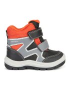 Geox Ghete cu inchidere velcro - Negru/Gri/Portocaliu