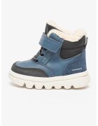 Geox Ghete cu inchidere velcro si garnituri din piele intoarsa - Albastru inchis