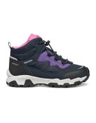 Geox Ghete cu logo discret - Negru/Violet prafuit/Bleumarin