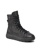 Geox Ghete dama 302893560 - Piele intoarsa - Negru -