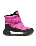 Geox Ghete de iarna cu inchidere velcro Trekkyup - Negru/Fucsia