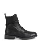 Geox Ghete de piele cu varf rotunjit - Negru