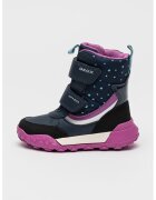 Geox Ghete de piele ecologica cu stele - Violet/Bleumarin