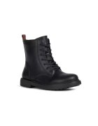 Geox Ghete de piele ecologica Eclair - Negru