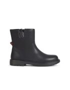 Geox Ghete de piele ecologica Eclair - Negru