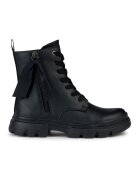 Geox Ghete de piele ecologica Junette - Negru