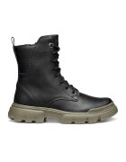 Geox Ghete de piele ecologica - Negru
