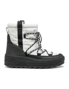 Geox Ghete de zapada fara inchidere - Negru stins/Alb optic