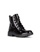 Geox Ghete fete - J Casey Girl - Poliuretan - Negru