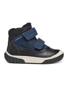 Geox Ghete impermeabile cu garnituri din piele - Negru/Bleumarin