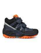 Geox Ghete impermeabile cu inchidere velcro - Albastru inchis/Portocaliu mandarina/Bleumarin