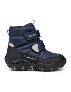 Geox Ghete impermeabile cu inchidere velcro Baltic - Negru/Albastru royal/Bleumarin