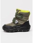 Geox Ghete impermeabile cu inchidere velcro Baltic - Negru/Kaki