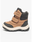 Geox Ghete impermeabile cu inchidere velcro - Negru/Maro