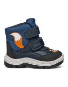 Geox Ghete impermeabile cu inchidere velcro - Portocaliu mandarina/Alb murdar/Bleumarin