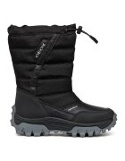 Geox Ghete impermeabile cu segmente matlasate fara inchidere Himalaya ABX - Negru/Gri