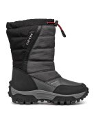 Geox Ghete impermeabile cu segmente matlasate fara inchidere Himalaya ABX - Negru/Gri antracit