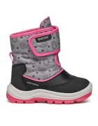 Geox Ghete impermeabile cu velcro - Negru/Fucsia