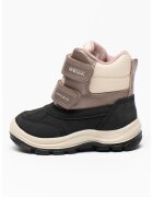 Geox Ghete impermeabile cu velcro - Negru/Maro deschis