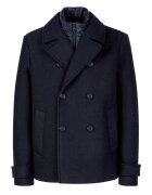Geox Haina scurta 2in1 din amestec de lana Claudio - Bleumarin