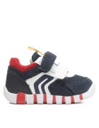 Geox Mocasini copii 301644484 - Piele intoarsa/Textil - 18 EU - Bleumarin