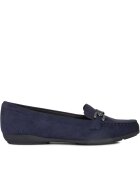Geox Mocasini dama - Piele - Albastru - Bleumarin