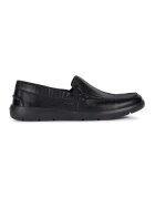 Geox Mocasini de piele - Negru