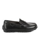 Geox Mocasini de piele - Negru