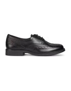 Geox Pantofi brogue de piele - Negru