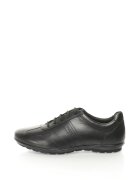 Geox Pantofi casual de piele cu limba de plasa Symbol - Negru