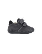 Geox Pantofi de piele nabuc cu amortizare si cusaturi contrastante