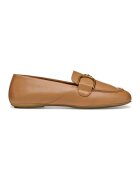 Geox Pantofi loafer de piele - Caramel