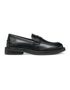 Geox Pantofi loafer de piele Serilda - Negru