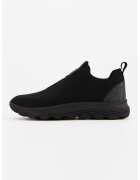 Geox Pantofi slip-on din material textil Spherica - Negru