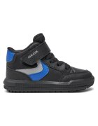 Geox Pantofi sport baieti 303950286 - Piele ecologica - Negru - Negru