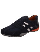 Geox Pantofi sport barbati Snake - Piele - Albastru inchis - Albastru inchis