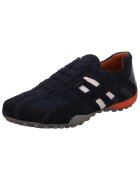 Geox Pantofi sport barbati Snake - Piele - Albastru inchis - Multicolor