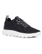 Geox Pantofi sport barbati Spherica - Textil/Cauciuc - Negru - Negru