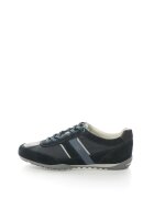 Geox Pantofi sport cu garnituri de piele intoarsa Wells - Bleumarin