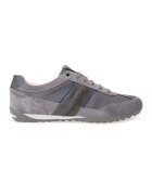 Geox Pantofi sport cu garnituri de piele intoarsa Wells - Gri