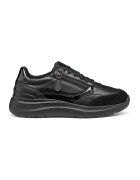 Geox Pantofi sport cu insertii de piele intoarsa - Negru